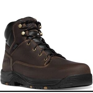 Danner Boots Mens Size 12 EE Caliper 6" Leather Waterproof Aluminum Toe Brown